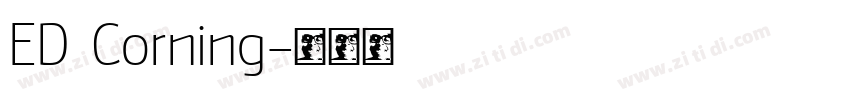 ED Corning字体转换